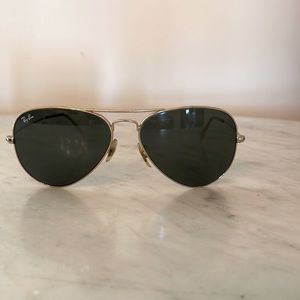 Authentic Ray Ban Aviator Sunglasses